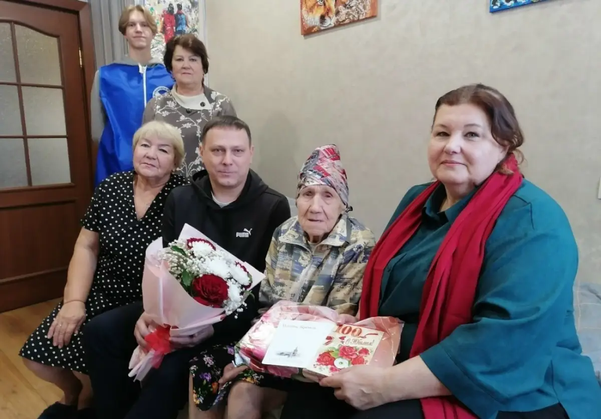 Жительница города Чудово отмечает сегодня столетний юбилей