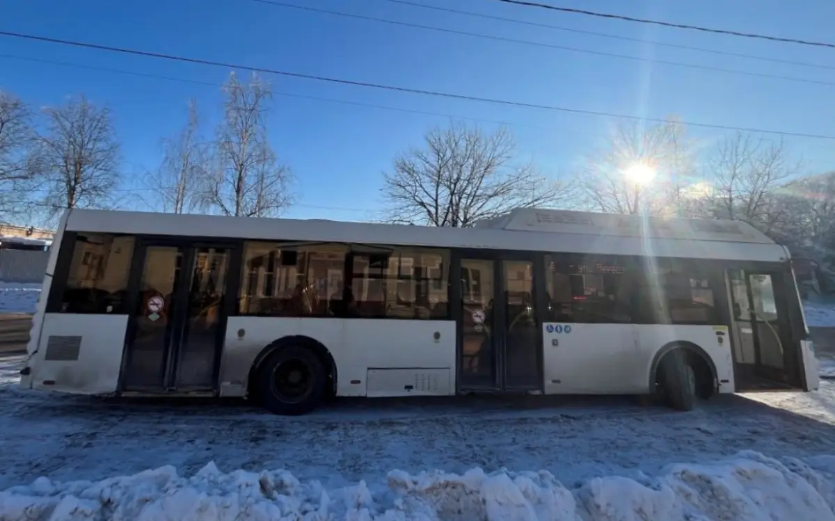 Пожилая новгородка упала в автобусе после его резкого торможения