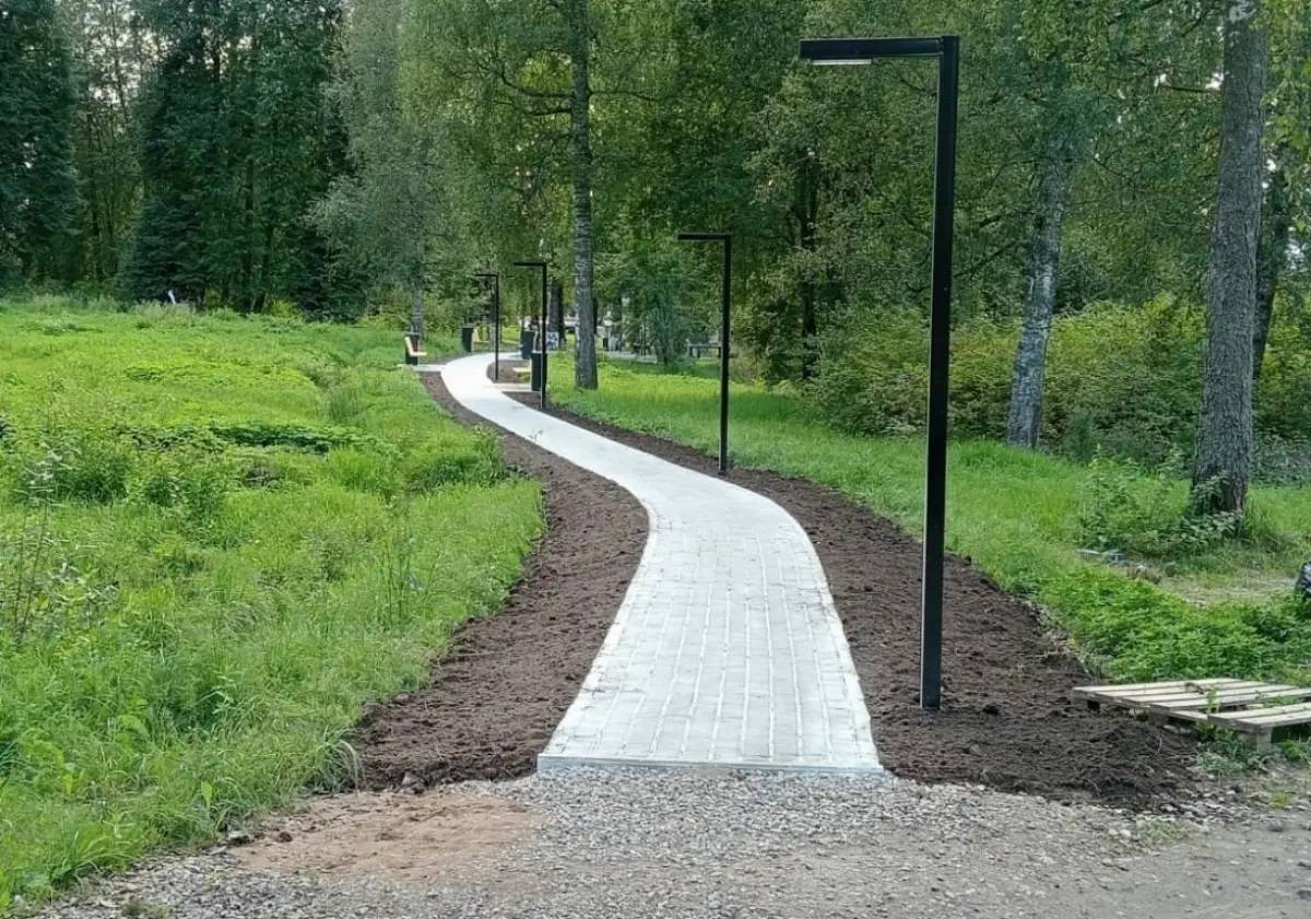 Жители Окуловки хотят продолжить благоустройство парка ОЦБК