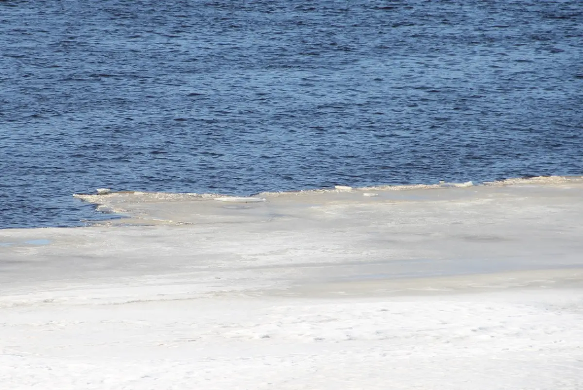 В Великом Новгороде рыбак упал в ледяную воду