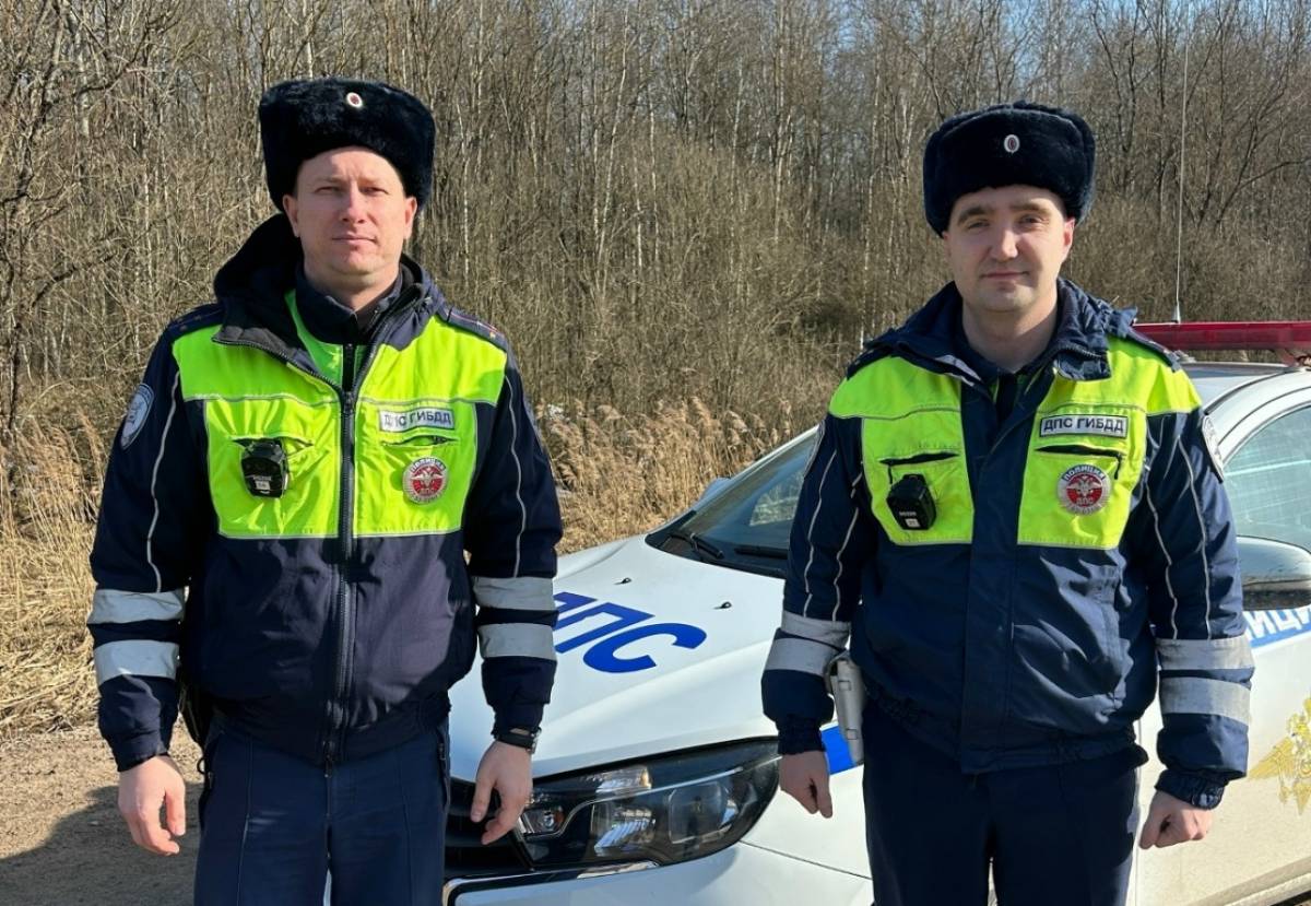 В Великом Новгороде экипаж ДПС помог доставить малыша в больницу