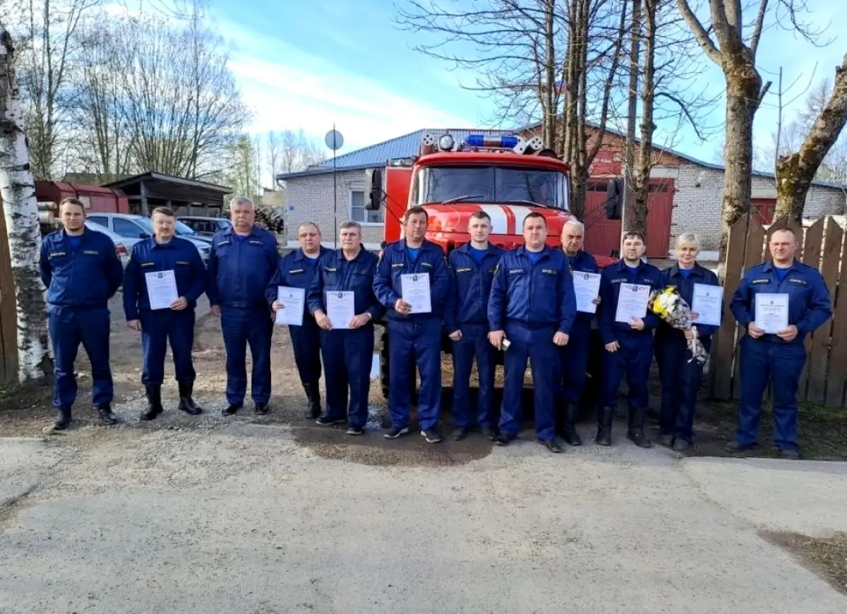 Газета «Батецкий край» рассказала о пожарном Александре Романове