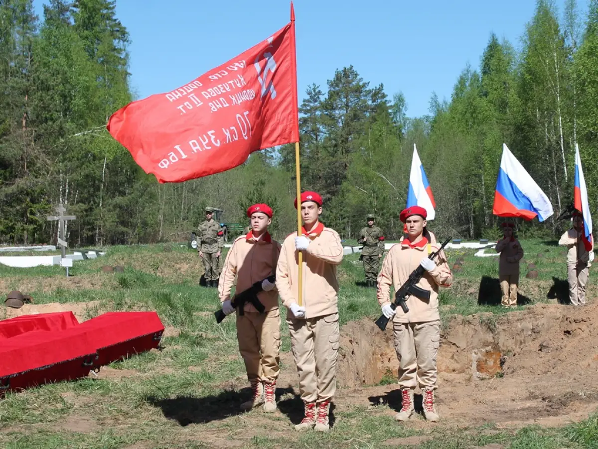 227 советских бойцов нашли упокоение на воинском захоронении «Ясная Поляна»