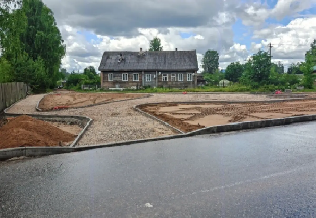 В посёлке Хвойная преображается улица Советская