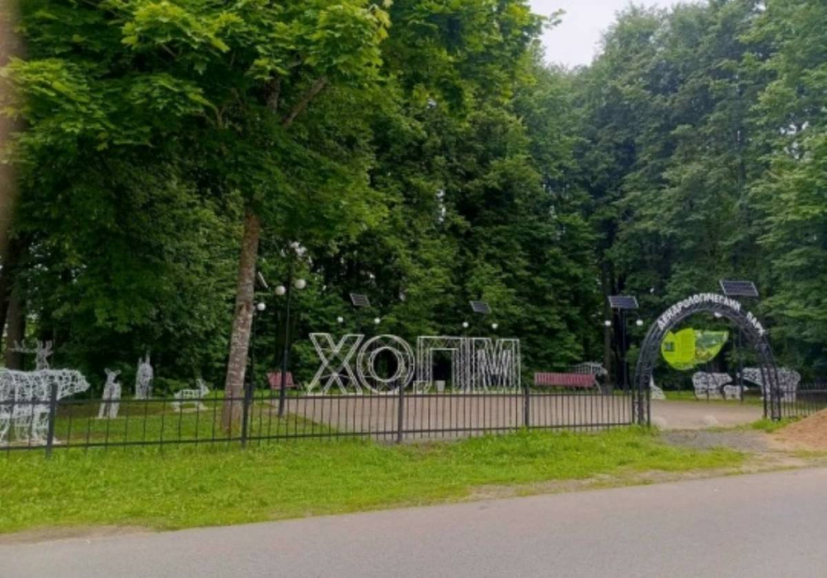В Холмском дендропарке установили световые фигуры обитателей леса