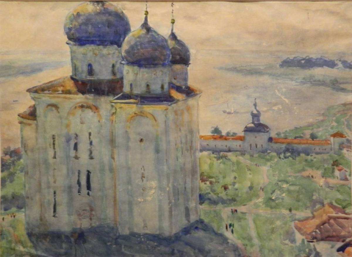 Георгиевский собор глазами Семёна Ивановича Пустовойтова, музей художественной культуры Новгородской земли