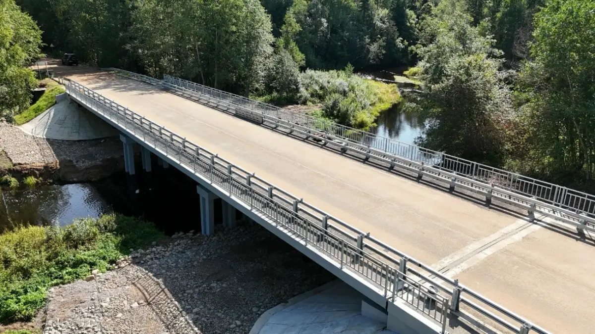 В Хвойнинском округе полностью готовы к вводу в эксплуатацию два моста