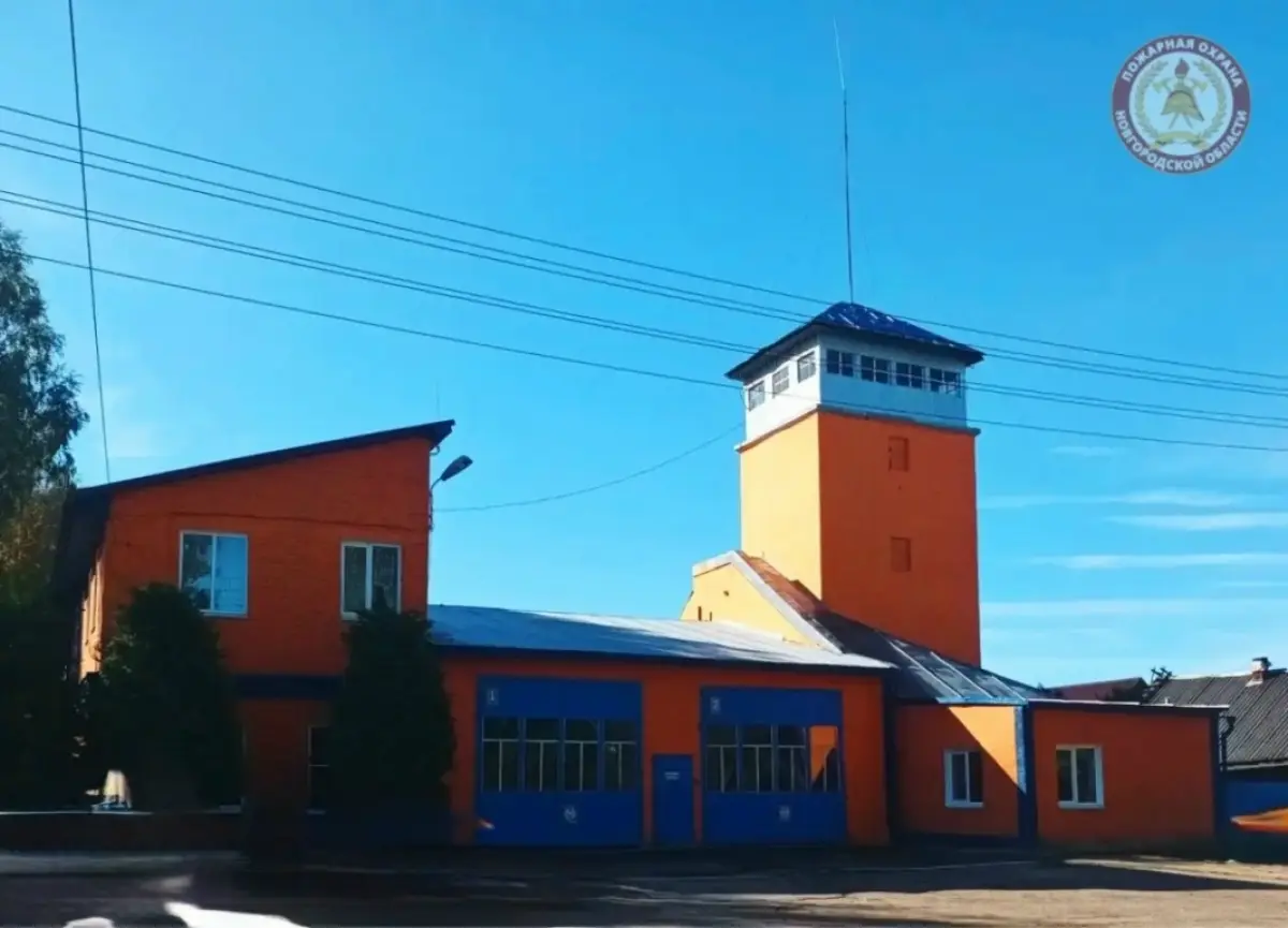 В городе Пестово преображается здание пожарной части