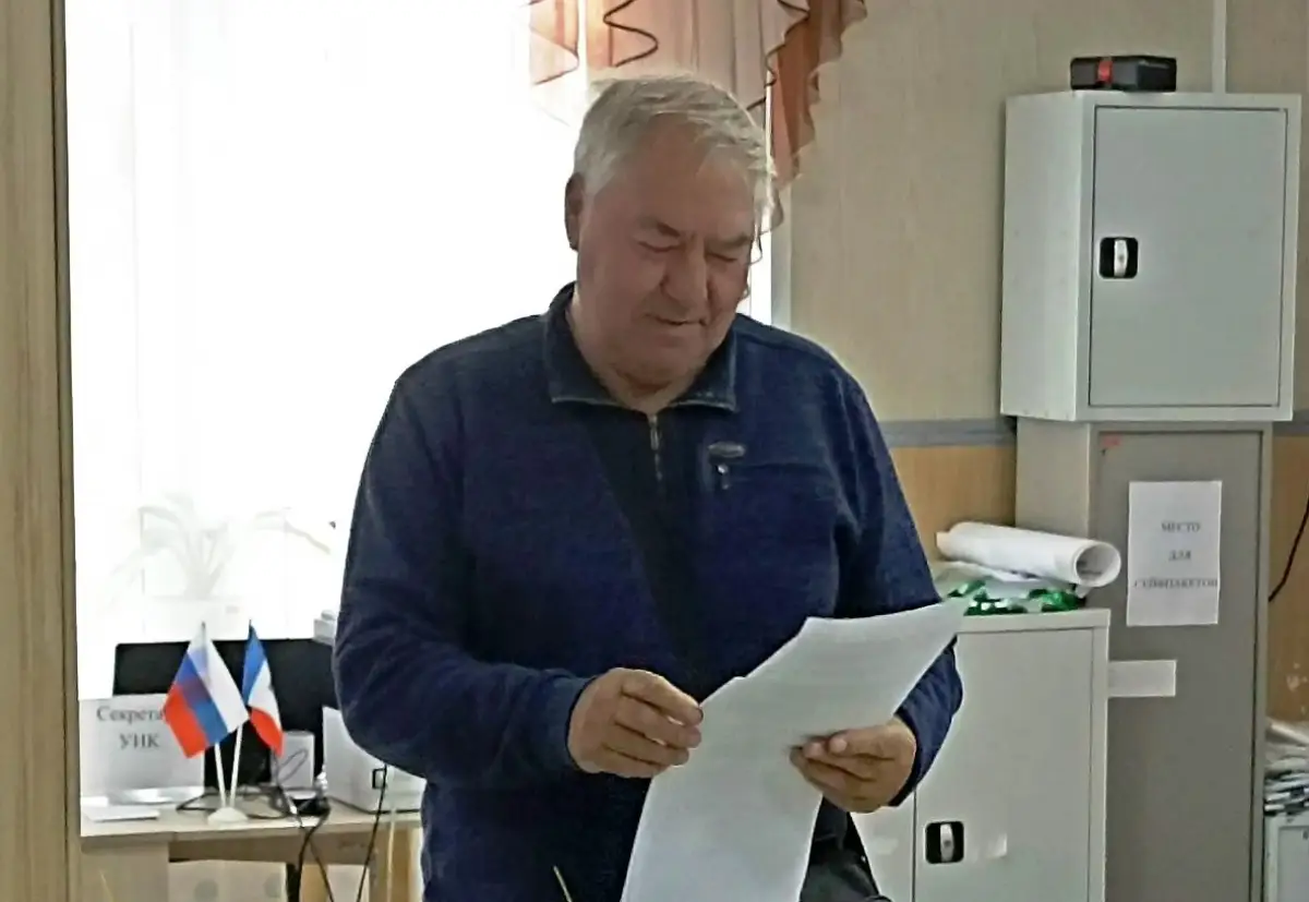 Почётный гражданин Хвойнинского округа проголосовал на выборах